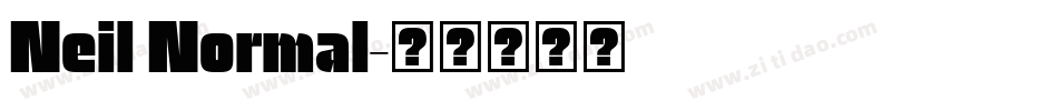 Neil Normal字体转换